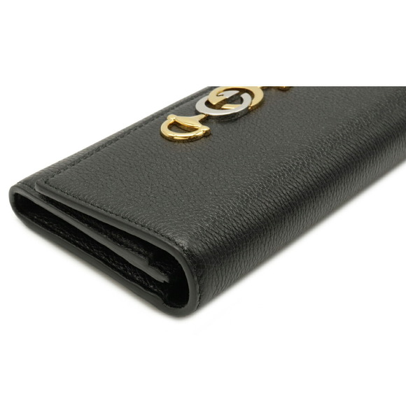 Gucci Zumi Continental Wallet Leather Black - Picture 3 of 5